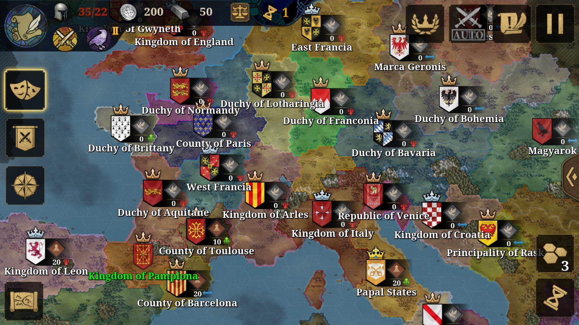 Screenshot of European War 7: Medieval