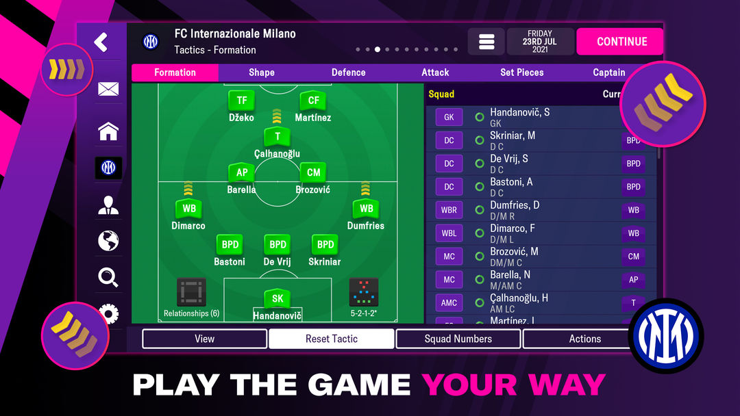 Screenshot of Football Manager 2022 Mobile