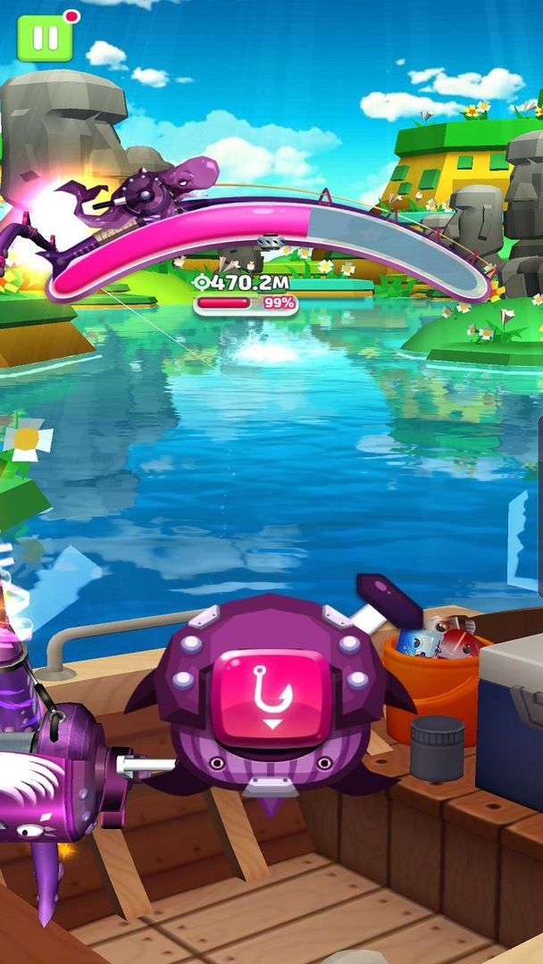 Screenshot of Fishing Cube