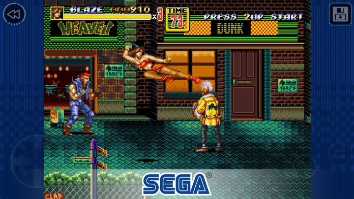 Screenshot of Streets of Rage 2 Classic