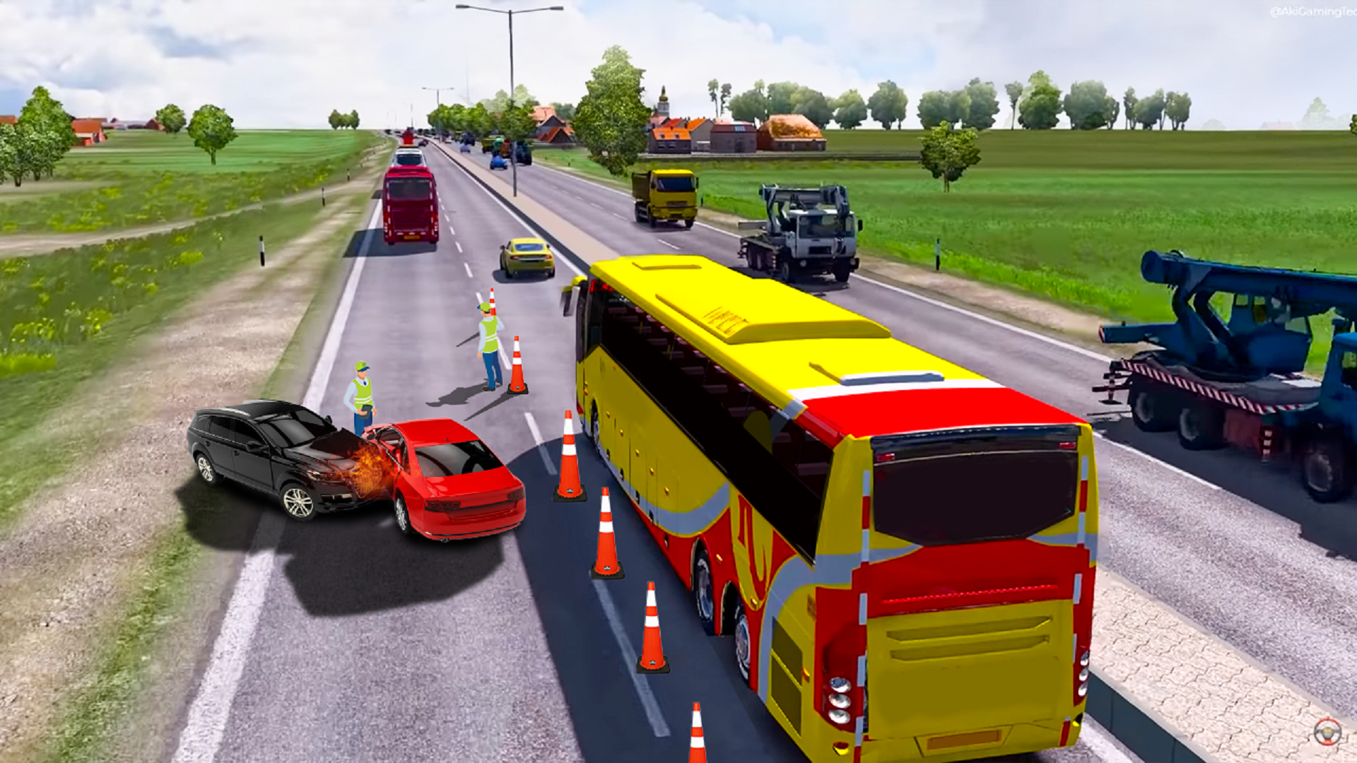 Captura de Tela do Jogo Euro Coach Bus: Bus Sim 2023.