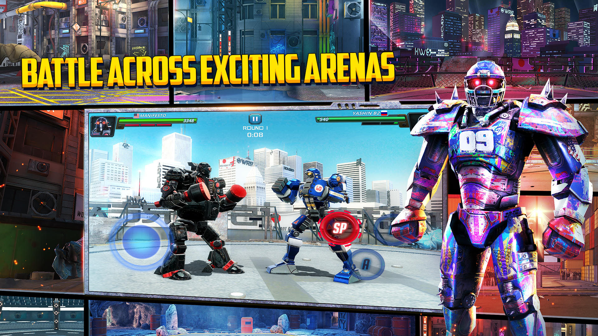Captura de Tela do Jogo World Robot Boxing 2