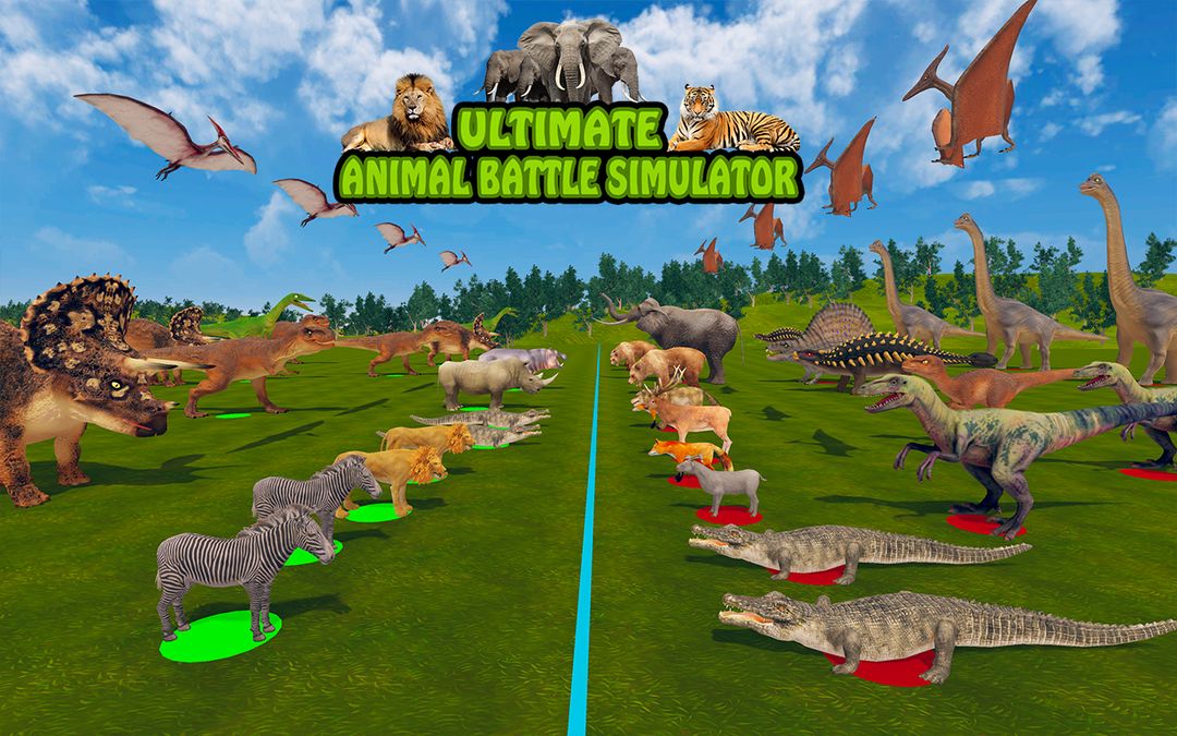 Ultimate Animal Battle Simulator ภาพหน้าจอเกม