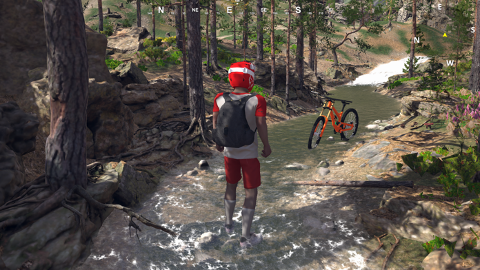 Screenshot of MTB cycling dirt bike games