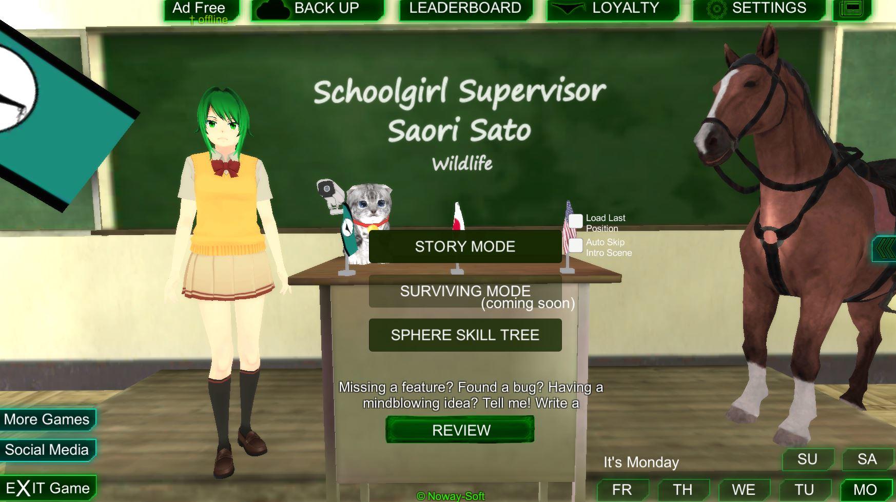 School girl Supervisor - Saori Sato - WildLifeのキャプチャ