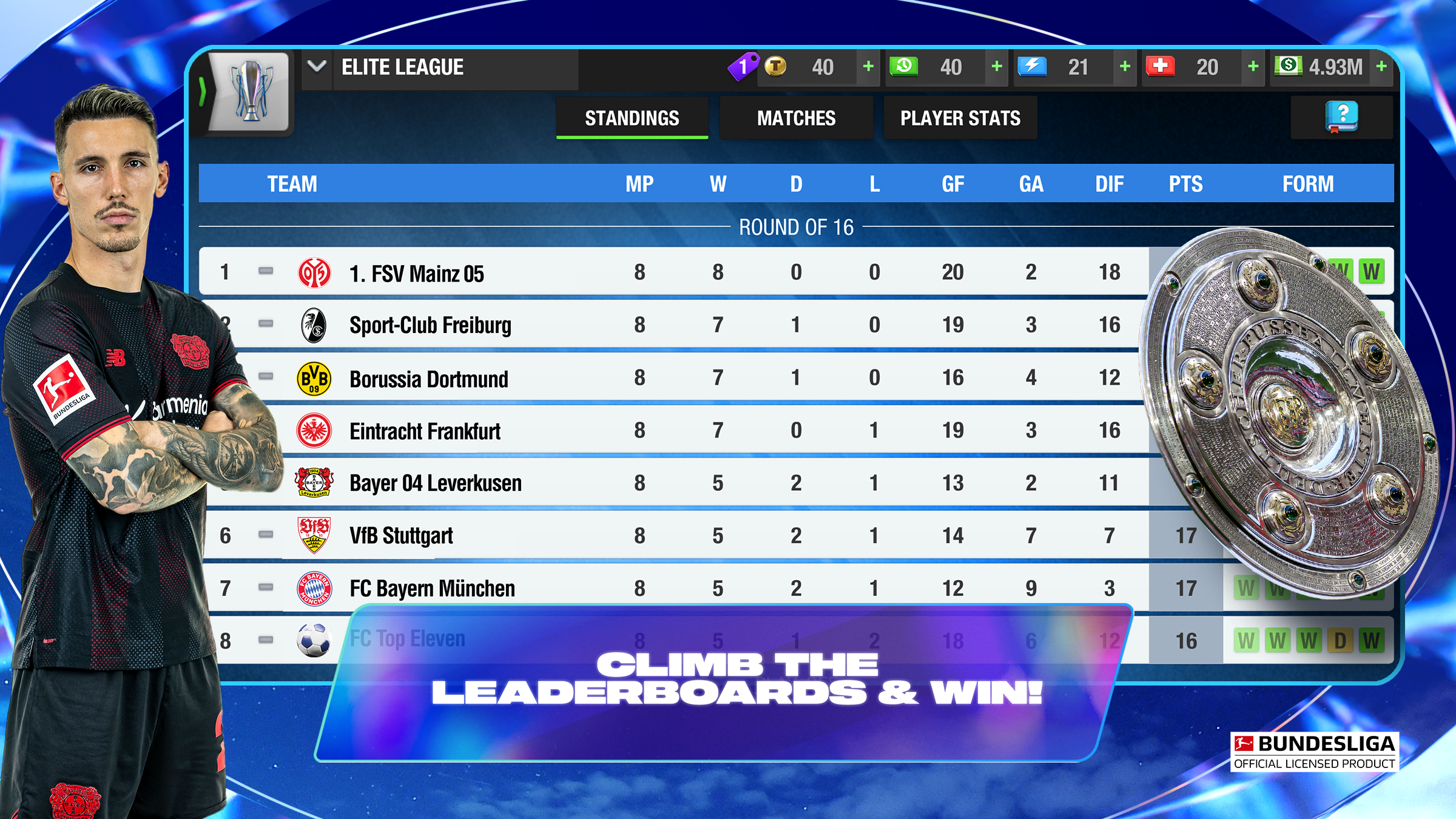 Top Eleven Be a Soccer Manager Game Screenshot