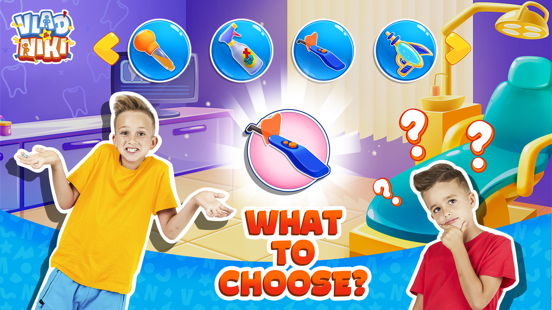 Vlad and Niki: Kids Dentist Game Screenshot
