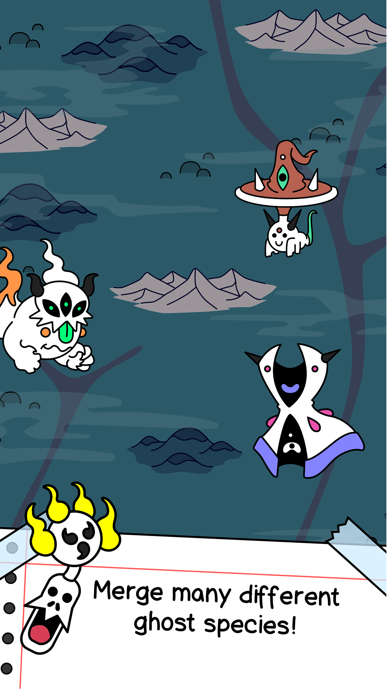 Ghost Evolution: Merge Spirits Game Screenshot