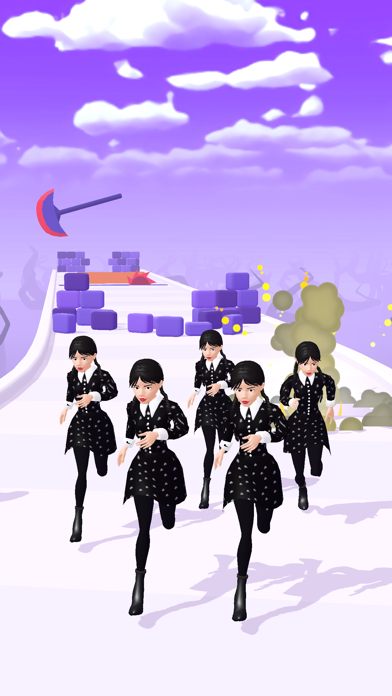 Goth Girl Runner Game Screenshot