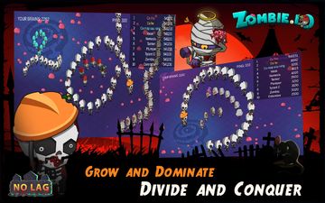 Cuplikan Layar Game Zombie.io: Slither Hunter