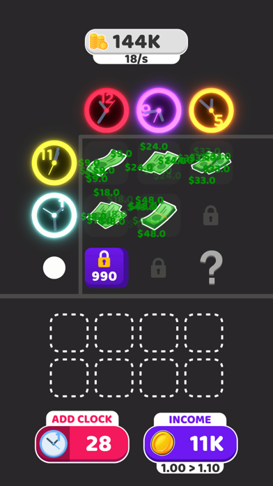 Скриншот игры Clock Clicker