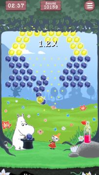 Moomin Bubble Game Screenshot