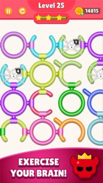 Rotate ring color puzzle Game Screenshot