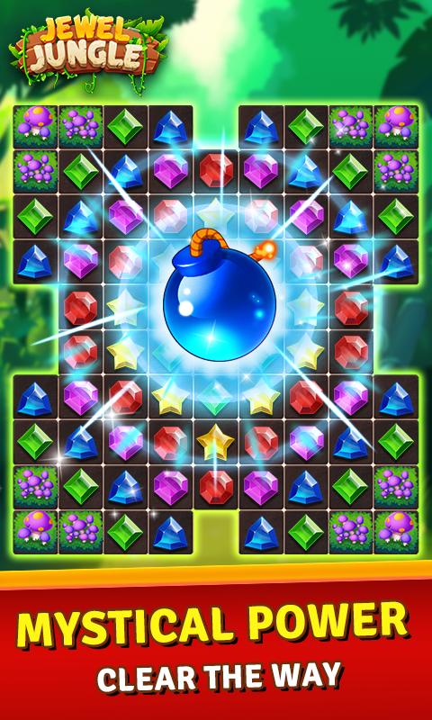 Jewels Jungle Treasure Game Screenshot