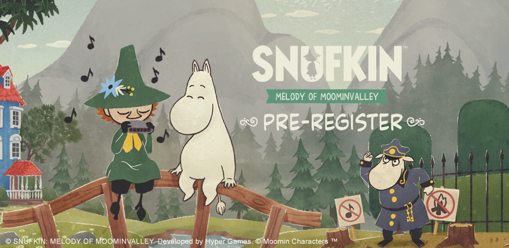 Banner of Snufkin Melody of Moominvalley 