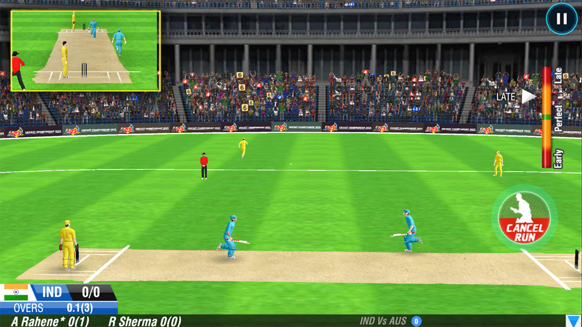 Screenshot of Cricket Game: Bat Ball Game 3D