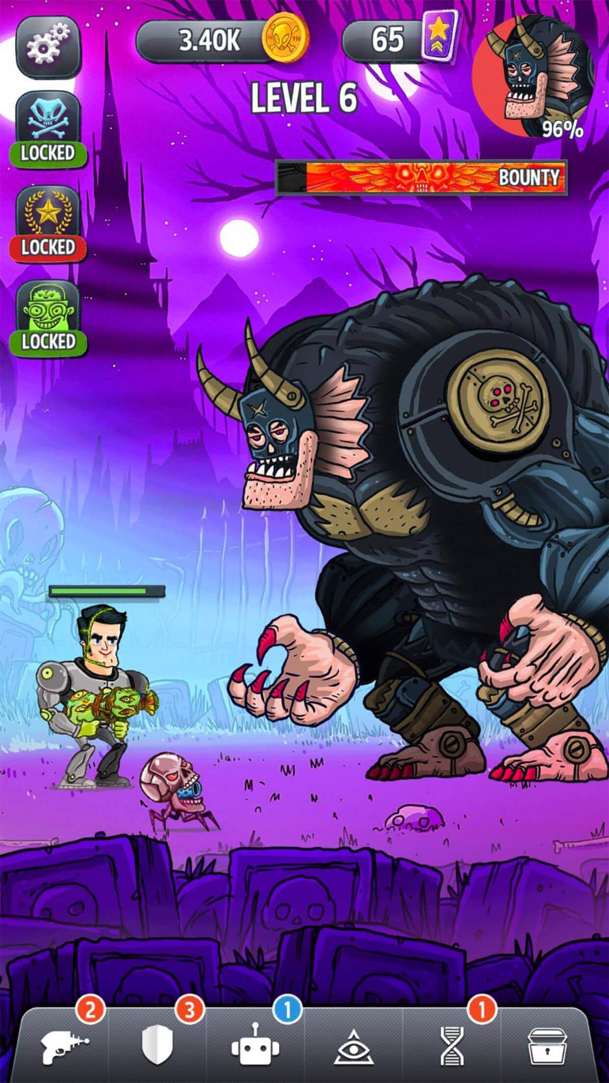 Tap Busters: 賞金稼ぎ ゲームのスクリーンショット