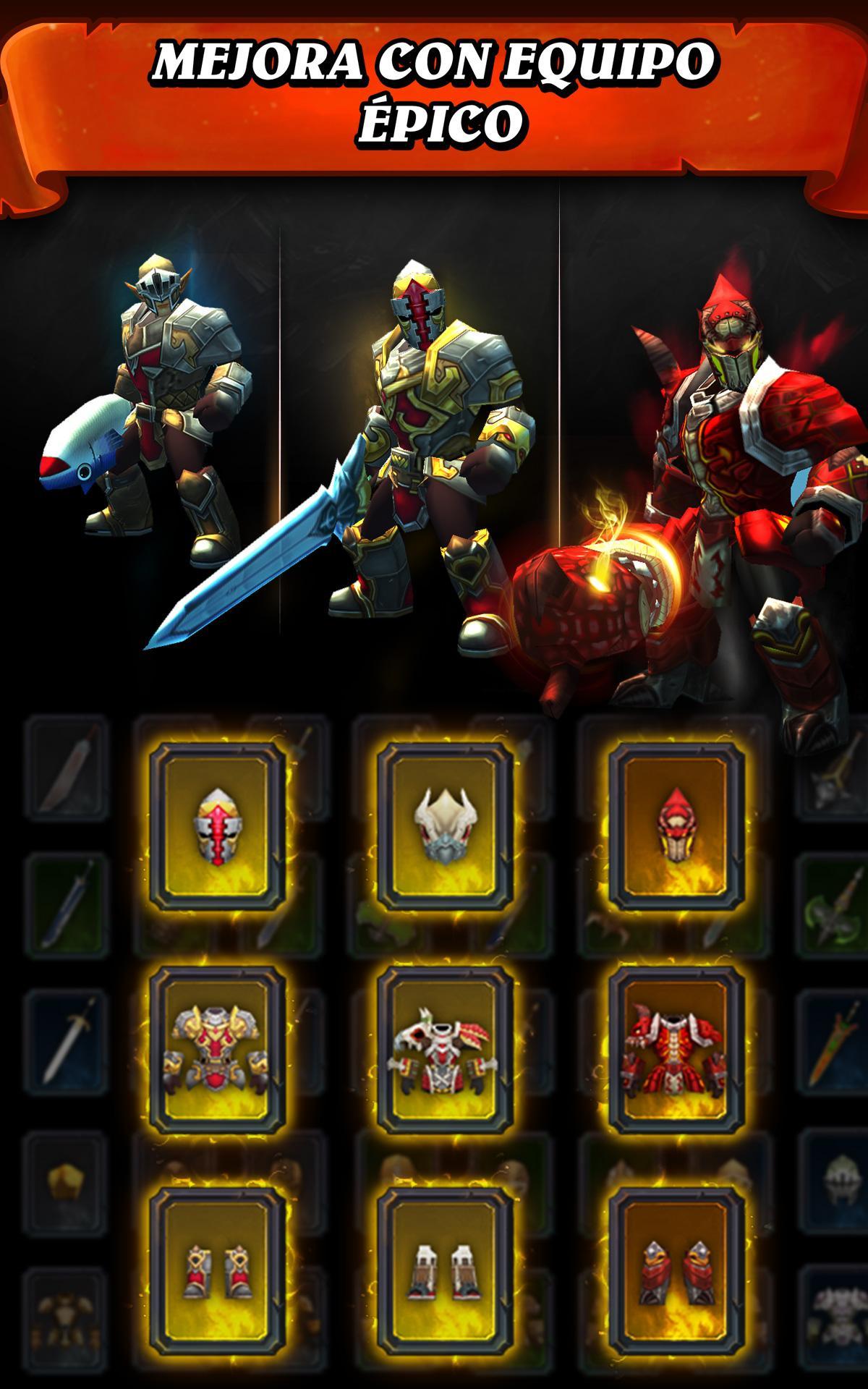 Captura de Pantalla del Juego Jump Warrior: Nonstop RPG