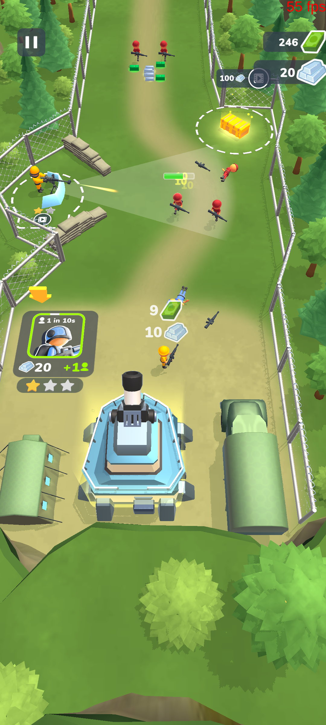 Screenshot of Army Warfare