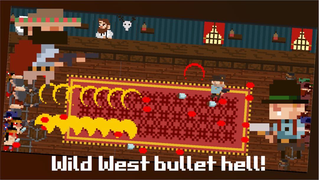 Tiny Wild West - Endless 8-bit pixel bullet hell screenshot game