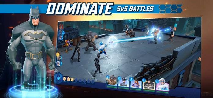 Скриншот игры DC Worlds Collide Strategy RPG