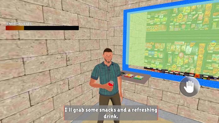 Hungry Man Seeks Food Game Screenshot