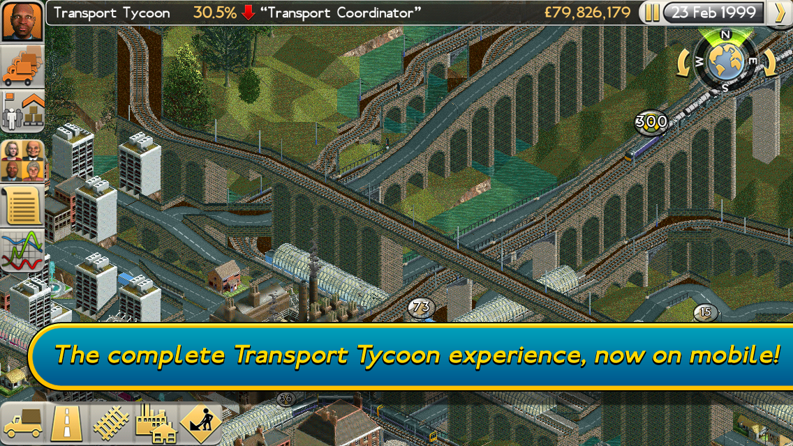 Transport Tycoon Game Screenshot