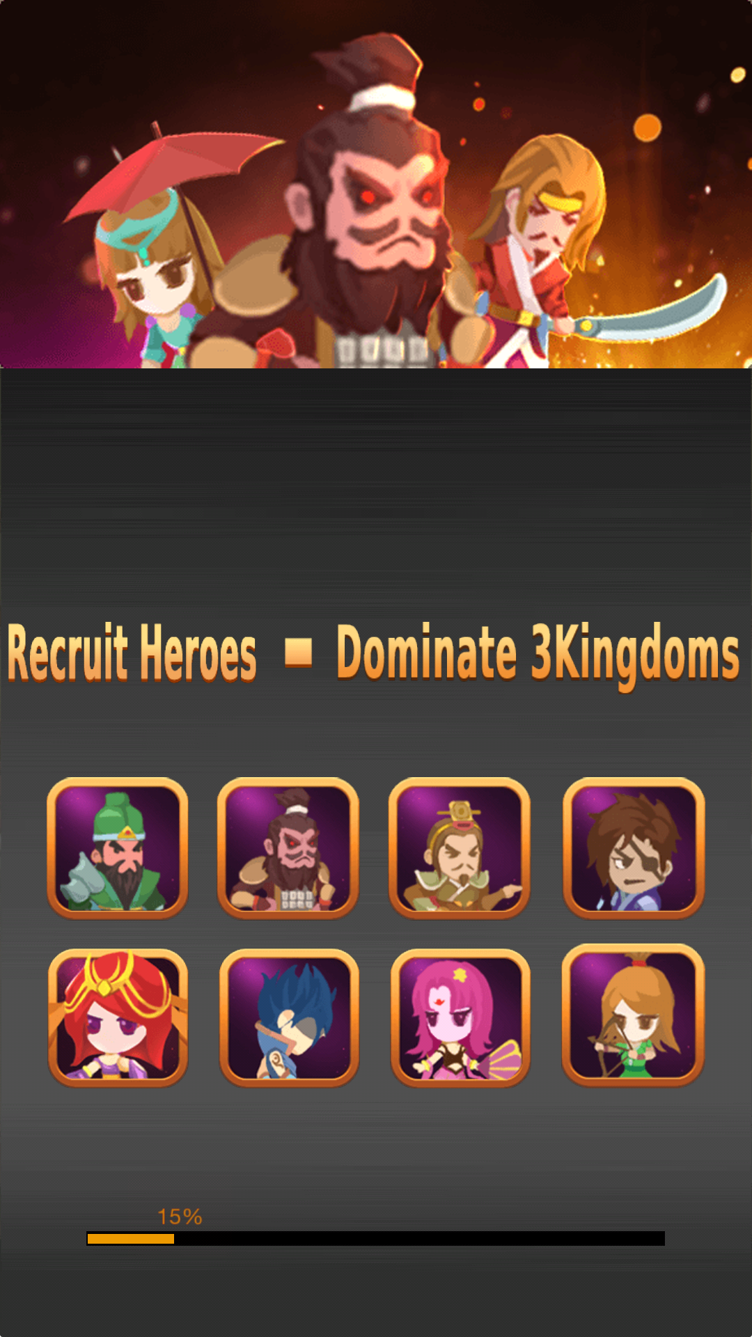 Tap 3Kingdoms:idle game ゲームのスクリーンショット