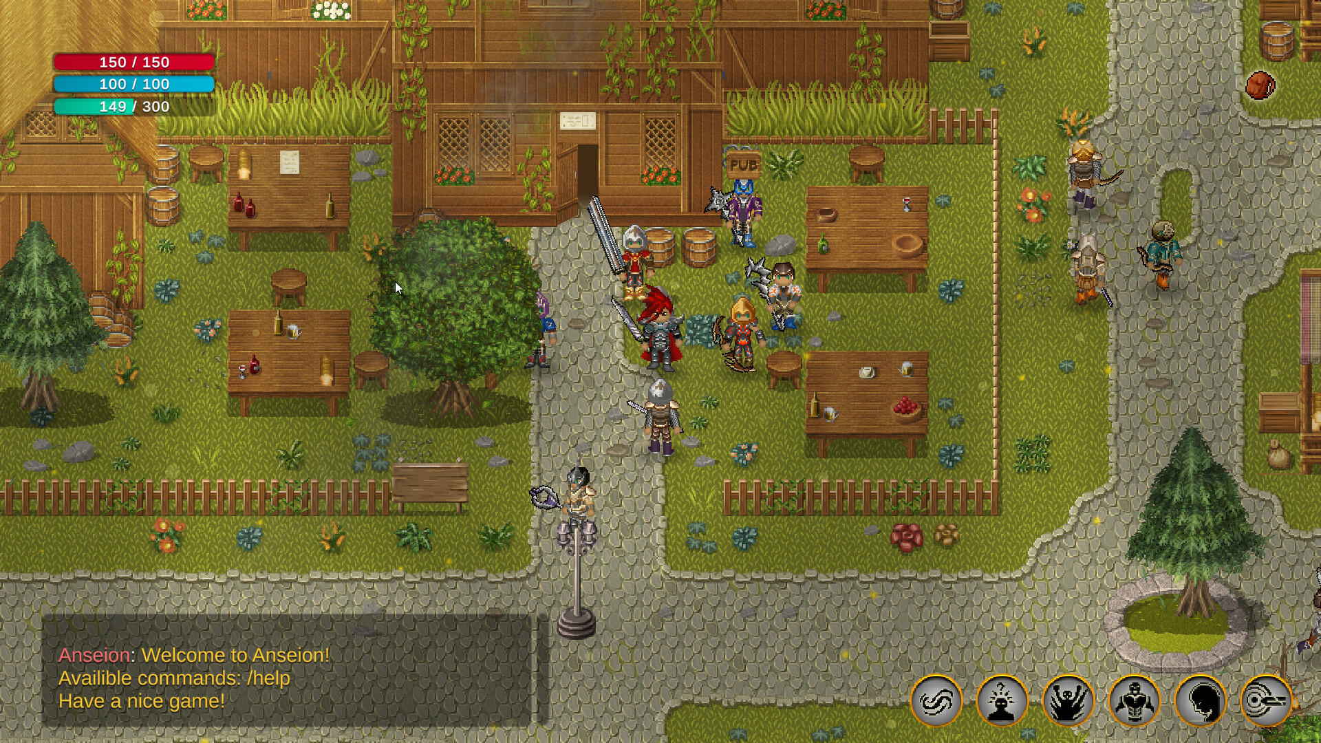 Screenshot of Anseion - Fantasy MMORPG