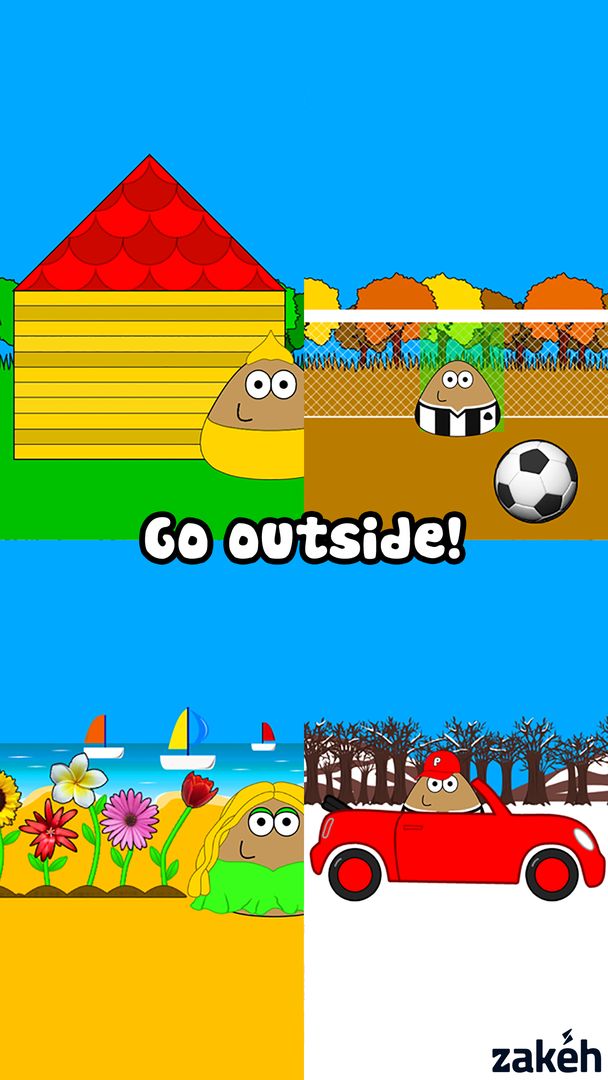 Pou screenshot game