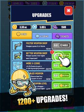 Idle Royale Merge Manager RPG Game Screenshot