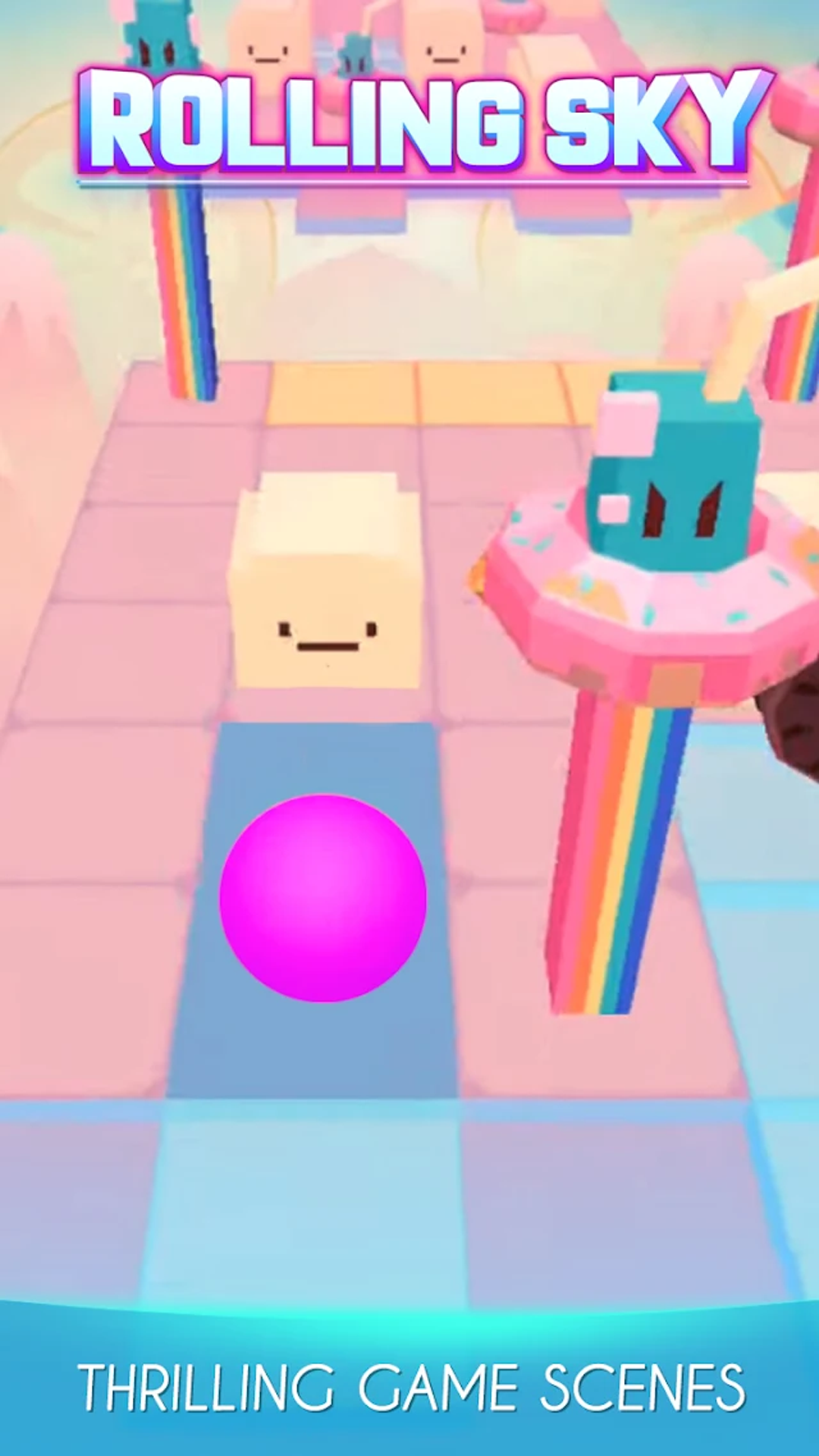 Screenshot of Rolling Sky Ball Game