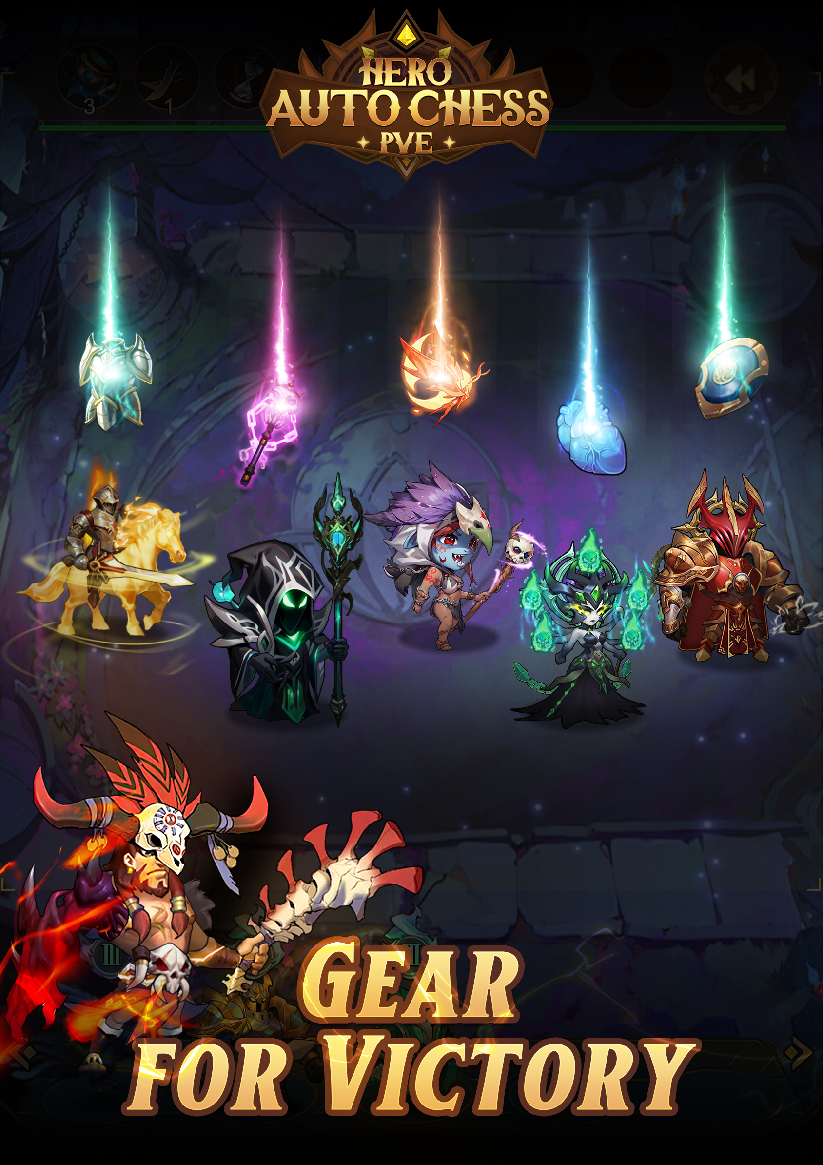 Hero Auto Chess: PVE Game Screenshot