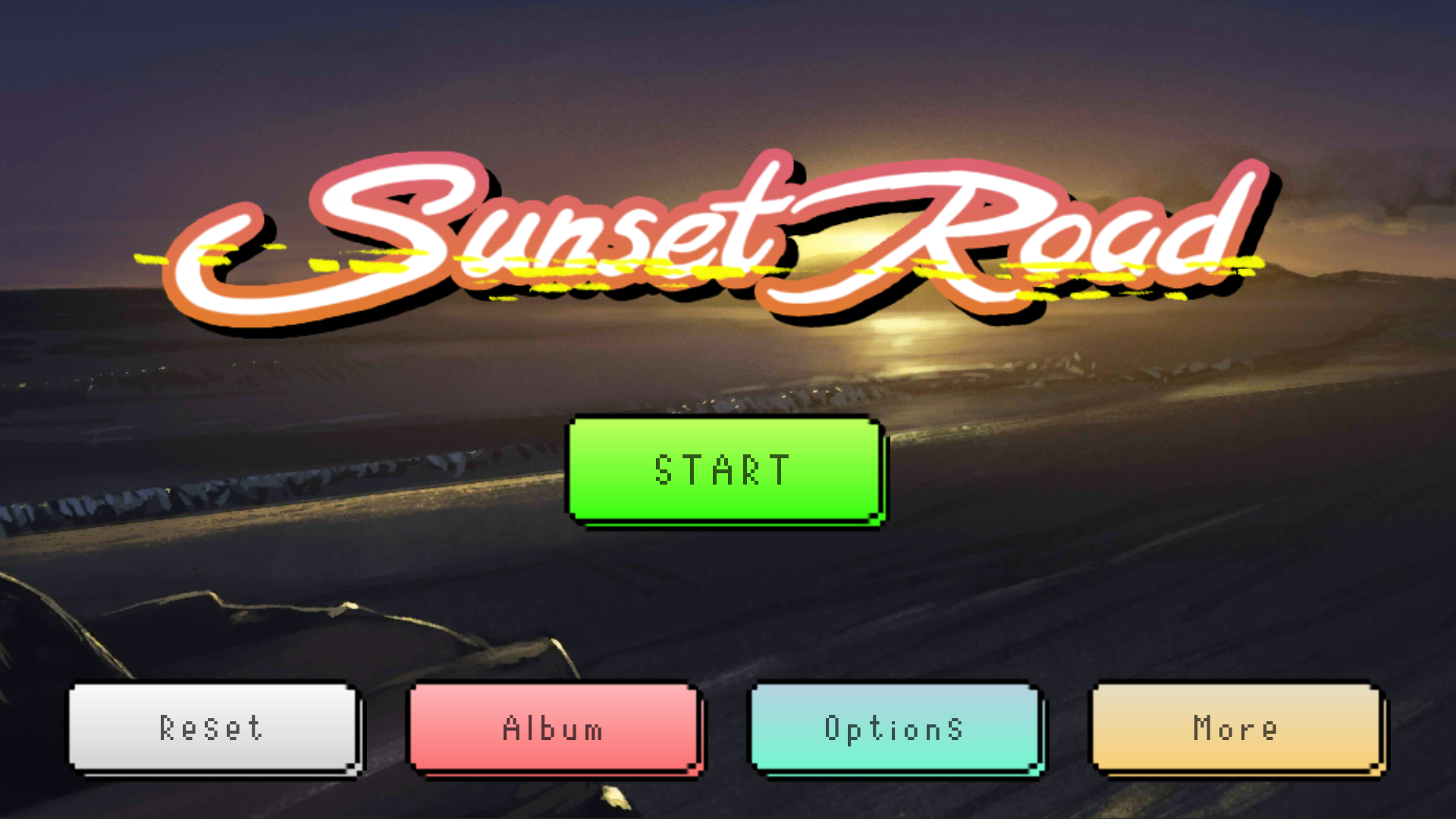 Sunset Road Game Screenshot