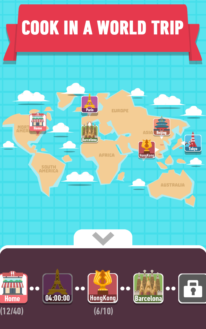 Merge Food: World Dish Journey 게임 스크린샷