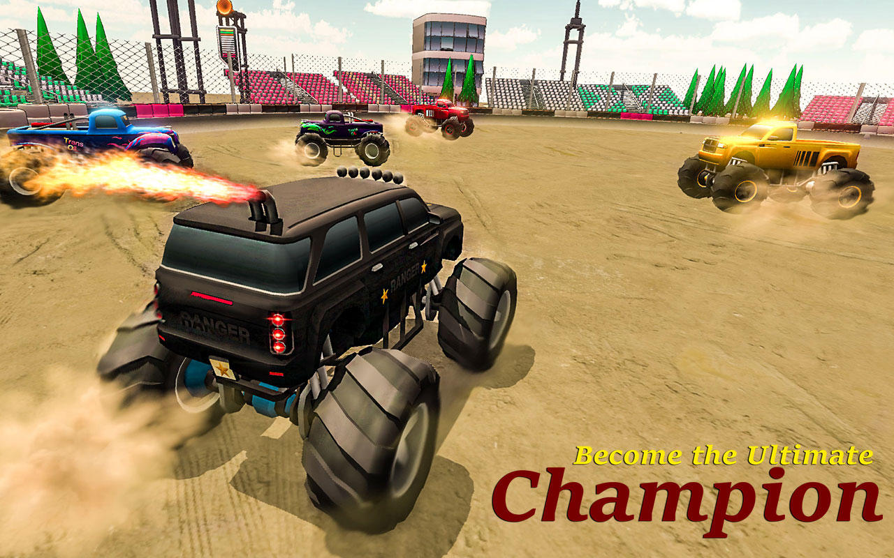 Captura de Tela do Jogo Demolition Derby-Monster Truck
