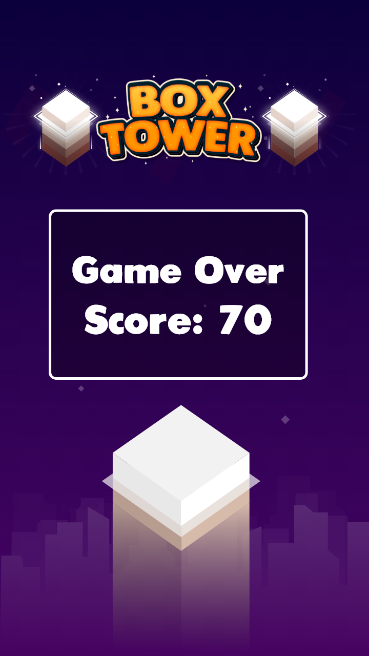 Box Tower: Block Building Game Game Screenshot