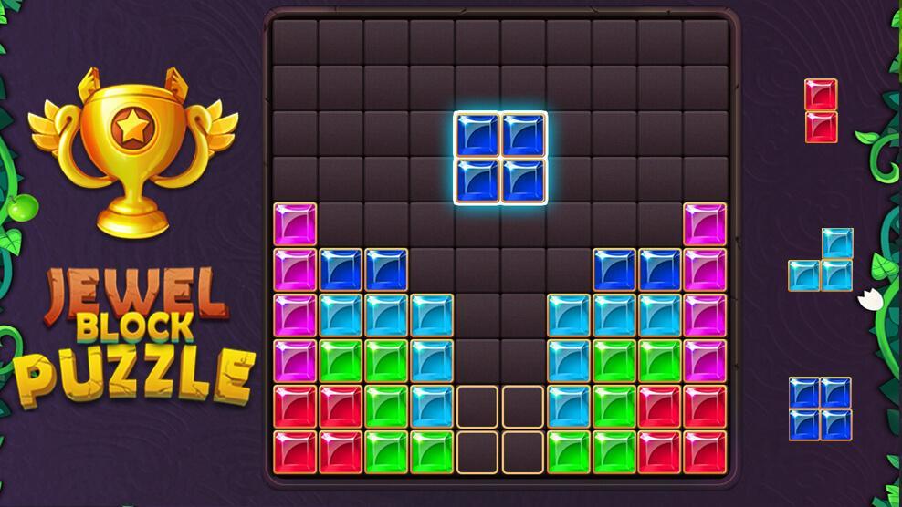 Cuplikan Layar Game Jewel Block Puzzle