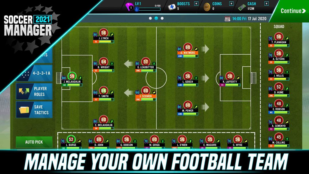 Soccer Manager 2021 - Football Management Game ภาพหน้าจอเกม