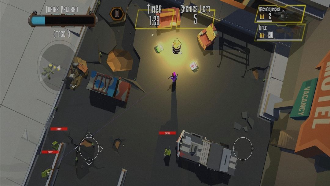Screenshot of Diverse Block Survival Game