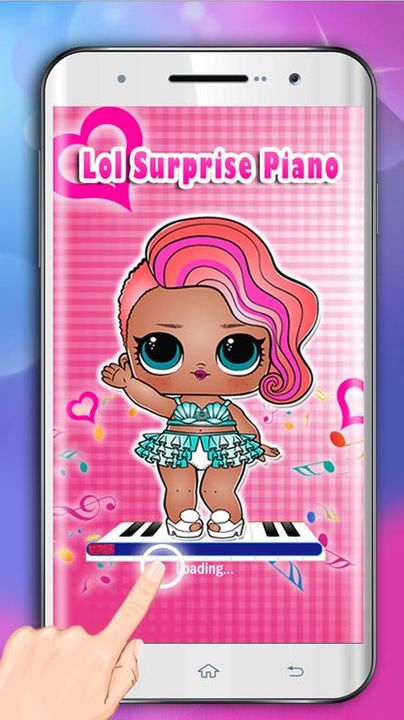 Lol Surprise Piano Dolls & Eggs ゲームのスクリーンショット