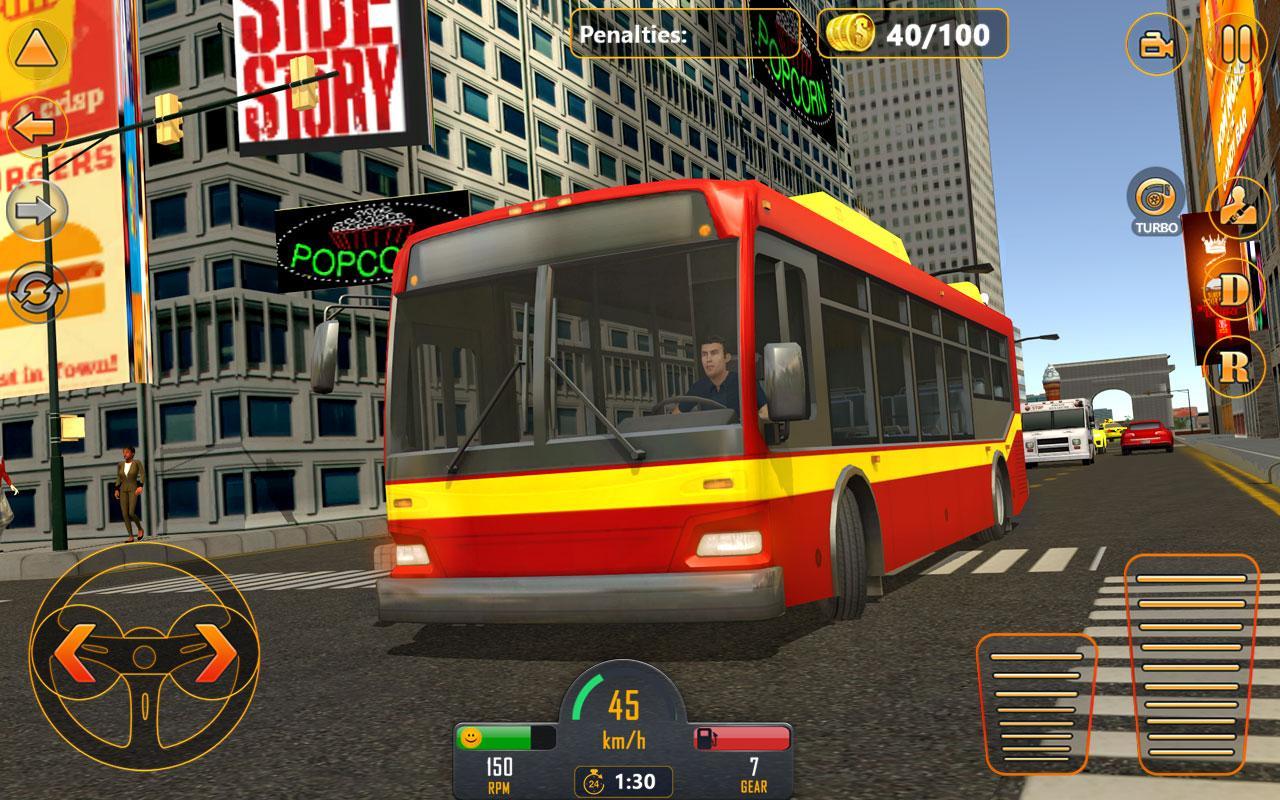 NY City Bus Driving 2017 ゲームのスクリーンショット