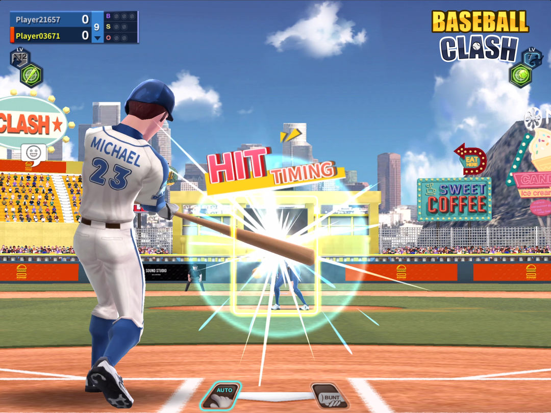 Screenshot of Baseball Clash: Real-time game