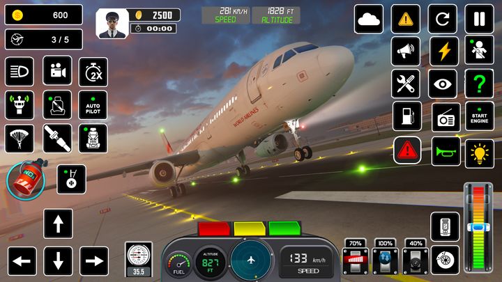 Screenshot 1 of Pilot Flight Simulator Games 6.2.2