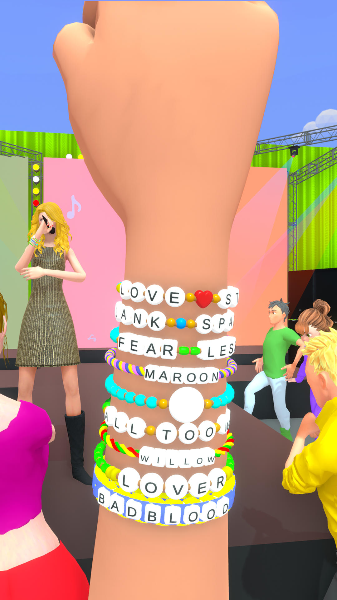 Bracelets Trade And Swap Game Screenshot