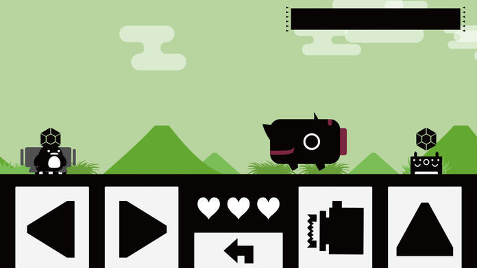 Cuplikan Layar Game ぺんのぼうけん ～ふんわりふわふわアクションゲーム～