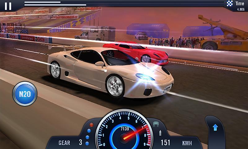 폭풍 레이싱 - Furious Car Racing 게임 스크린 샷