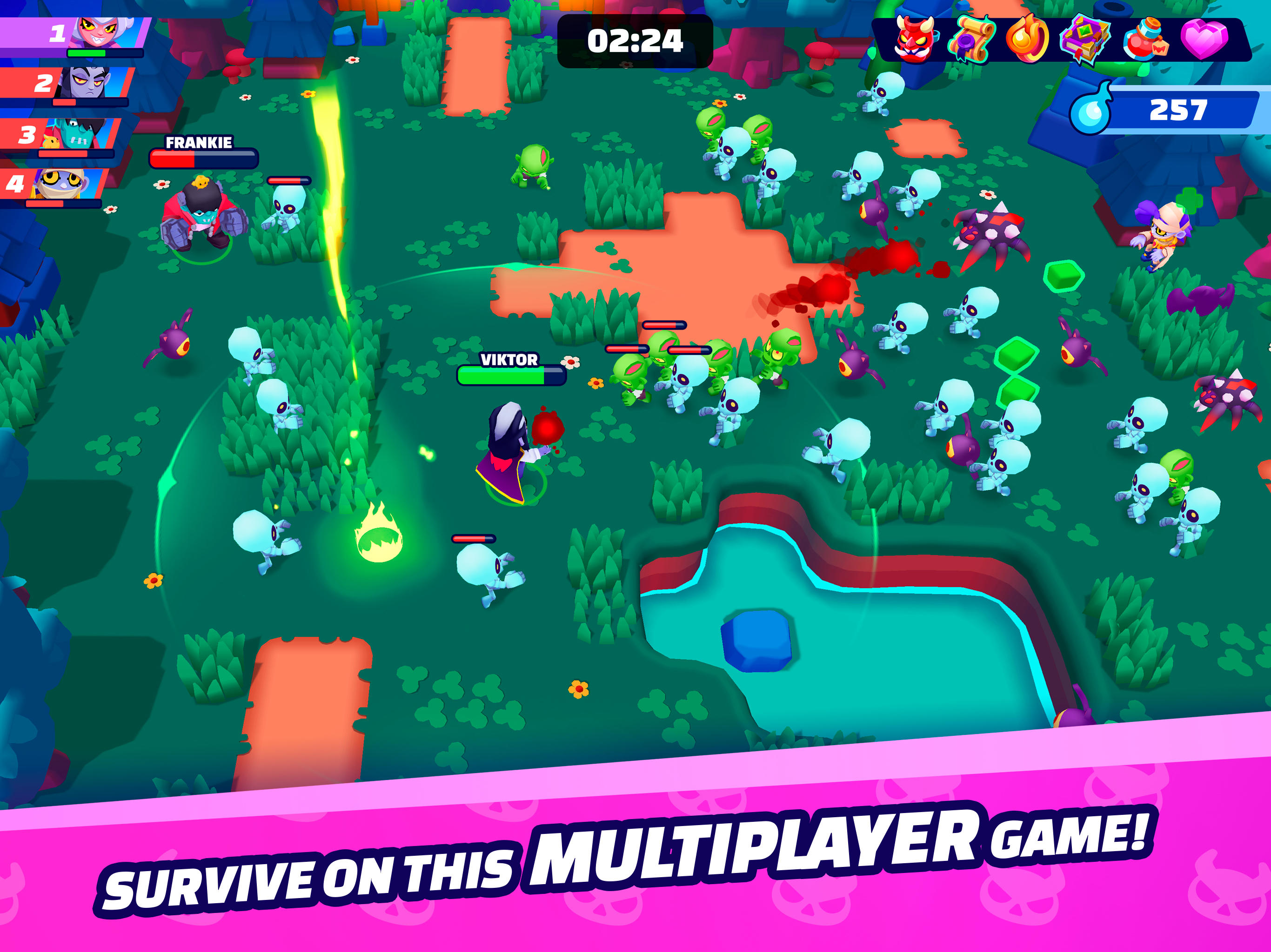 Monster Survivors - PvP Game Game Screenshot