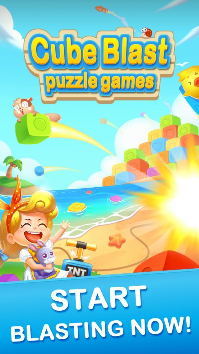 Cube Blast: puzzle games Game Screenshot