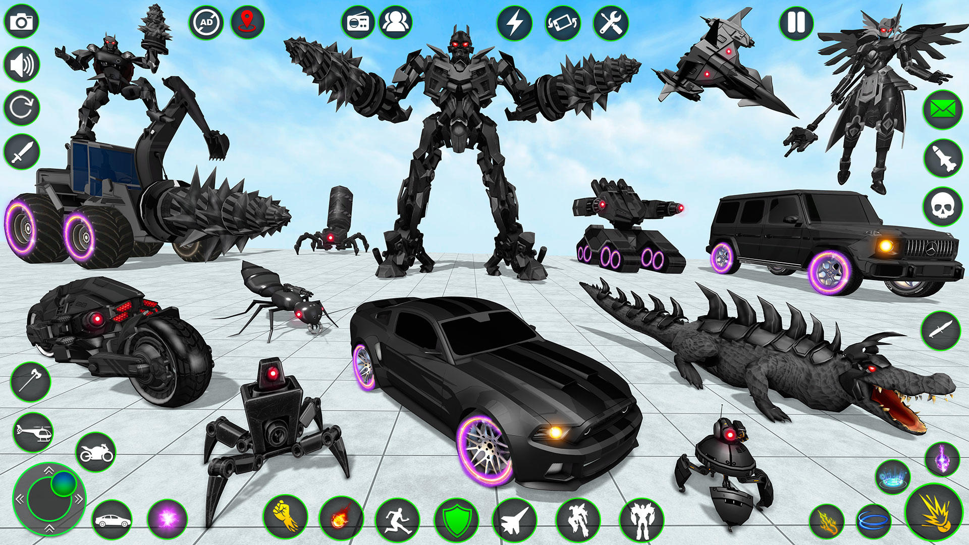Air Robot Game - Flying Robot Game Screenshot